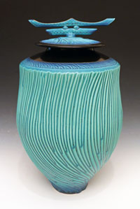 Turqoise vessel