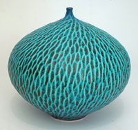 turquoise bottle